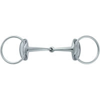 Produktbild von Stübben Silver Wings Wassertrense Gebiss aus Edelstahl einfach gebrochen 14 mm 13,5 cm