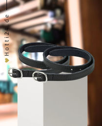 Produktbild von Stübben Sporenriemen aus Leder Schwarz 45 cm