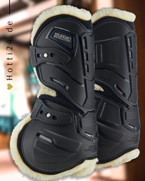 Produktbild von Stübben Springgamaschen Hybrid Fleece Schwarz