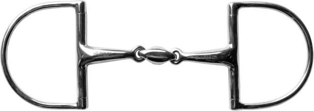 Stübben Steeltec D-Ring Trense doppelt gebrochen aus Edelstahl – Bild 1 von 2