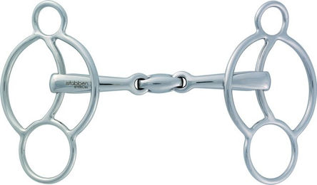 Produktbild von Stübben STEELtec Easy Control 3-Ringtrense aus Edelstahl 14,0 cm