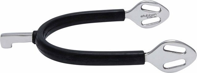 Stübben Steeltec Fine Line Hammersporen aus Edelstahl in Silber oder Schwarz – Bild 1 von 1