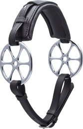 Stübben STEELtec Gebisslose Zäumung Sonnenrad Flower Ring Schwarz für Warmblut – Bild 1 von 2