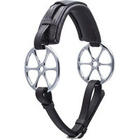 Produktbild von Stübben STEELtec Gebisslose Zäumung Sonnenrad Flower Ring Schwarz für Warmblut