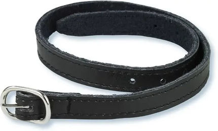 Stübben STEELtec Leder-Sporenriemen für Pferde in Schwarz und Braun – Bild 1 von 3