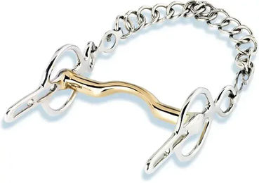 Stübben Steeltec Liverpoolkandare aus Metall in Sweet Copper 15,5 cm 16 mm – Bild 1 von 3