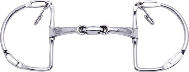 Produktbild von Stübben STEELtec Neue Deutsche Springkandare aus Edelstahl in Silber 12,5 cm