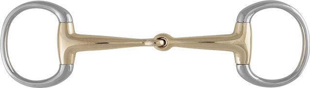 Produktbild von Stübben STEELtec Olivenkopf-Unterlegtrense Sweet Kupfer aus Edelstahl 13,5 cm