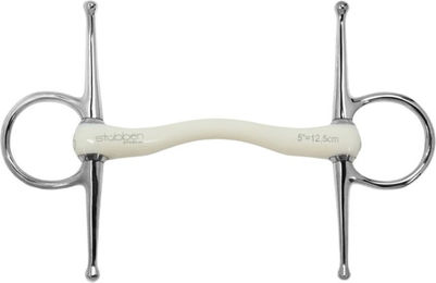 Produktbild von Stübben SteelTec Schenkeltrense Fine Line Flex 1305 Weiß aus Kunststoff