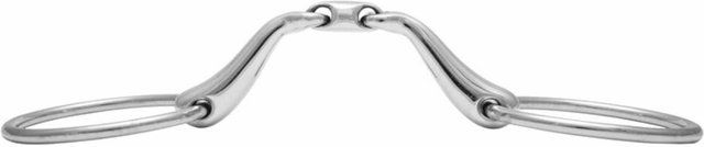 Produktbild von Stübben Steeltec Unterlegtrense Fine Line aus Edelstahl in Silber