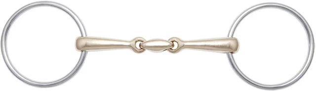 Produktbild von Stübben STEELtec Wasser- und Unterlegtrense Sweet Kupfer-Mittelstück doppelt gebrochen 14,5 cm