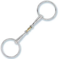 Produktbild von Stübben STEELtec Wassertrense 2in1 doppelt gebrochen mit Sweet Copper Mittelstück 13,5 cm 16 mm