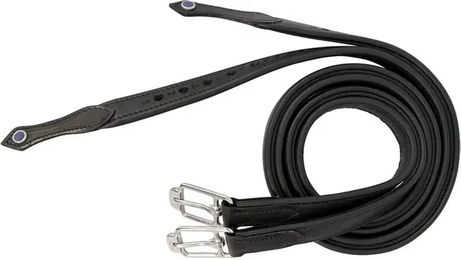 Stübben Steigbügelriemen de Luxe aus Leder in Schwarz – Bild 1 von 6