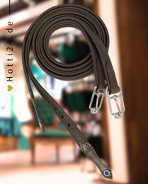 Produktbild von Stübben Steigbügelriemen De Luxe Ebony aus Leder in Schwarz