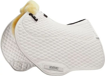 Produktbild von Stübben Streamline Close Contact Sattelunterlage für Pferde aus Lammfell in Weiß Größe L