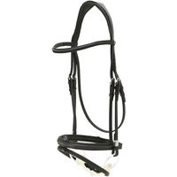 Produktbild von Stübben Trensenzaum Pro-Jump Slide&Lock englisch-kombiniert für Vollblut in Schwarz