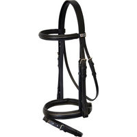 Produktbild von Stübben Trensenzaum Waterford aus Leder für Warmblut in Schwarz