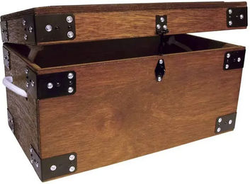 Stubbs Holzkistentasche S56 Natur Braun – Bild 1 von 1