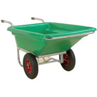Produktbild von Stubbs Plastikschubkarre S1067 Grün aus Kunststoff
