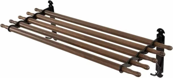 Produktbild von Stubbs Retro Aufbewahrung und Abfallbehälter aus Holz in Braun oder Schwarz