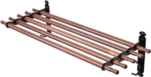 Stubbs Retro S8977 Pferdedecke aus Holz in Schwarz und Braun – Bild 1 von 1