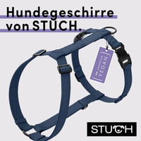 Produktbild von STUCH Hundegeschirr PureControl H-Form Vegan Dunkelblau Größe L