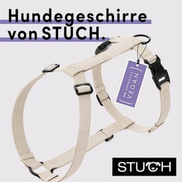 Produktbild von STUCH Hundegeschirr PureControl Vegan Beige Größe L