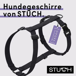 STUCH Hundegeschirr PureControl Vegan Schwarz Größe S – Bild 1 von 2
