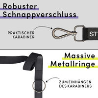 Produktbild von STUCH Hundeleine Multifunktion 7 in 1 Verstellbare Führleine aus Nylon mit gepolstertem Griff Türkis S 200cm
