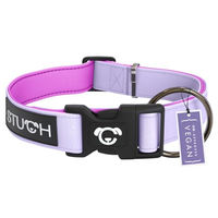 Produktbild von STUCH Veganes Hundehalsband aus Nylon gepolstert und verstellbar in Flieder Größe M