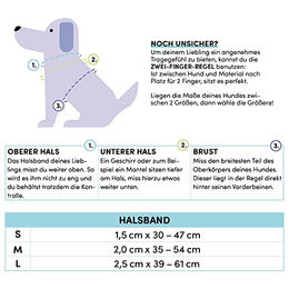 STUCH Veganes Hundehalsband aus Nylon gepolstert und verstellbar Rot Größe M PETA Zertifiziert – Bild 1 von 3