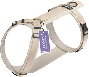 STUCH Y-Geschirr für Hunde aus Nylon gepolstert Beige XXS PeTA-zertifiziert – Bild 1 von 8