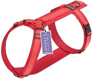 STUCH Y-Geschirr für Hunde gepolstert aus Nylon Rot XS PETA Zertifiziert – Bild 1 von 10