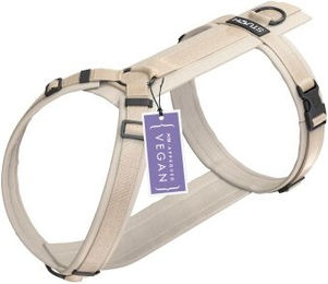 STUCH Y-Hundegeschirr gepolstert aus Nylon Beige Größe XS PETA Zertifiziert – Bild 1 von 4