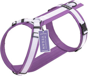 STUCH Y-Hundegeschirr gepolstert und verstellbar aus Nylon in Lila XS PETA zertifiziert – Bild 1 von 13