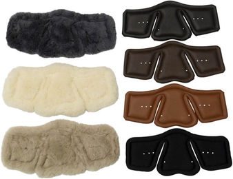 Stübben Equi-Soft Lammfell Sattelgurt-Polster Beige-braun 40-45 cm – Bild 1 von 1