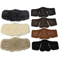 Produktbild von Stübben Equi-Soft Lammfell Sattelgurt-Polster Beige-braun 40-45 cm