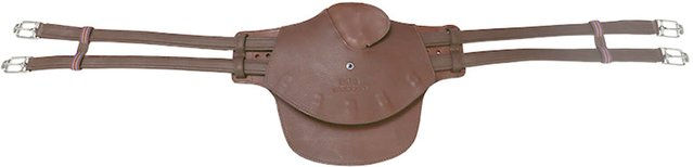 Stübben Equi-Soft Stollenschutzgurt ohne Polster aus Leder Ebony 70 cm – Bild 1 von 1