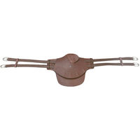 Produktbild von Stübben Equi-Soft Stollenschutzgurt ohne Polster aus Leder Ebony 70 cm