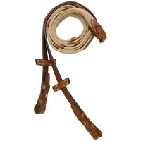 Produktbild von Stübben Gurtzügel aus Leder mit 5 Lederstegen und Zaumhaken in Tobacco Braun 150 cm
