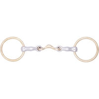 Produktbild von Stübben Island Wassertrense doppelt gebrochen mit 12 mm Gebiss 13,5 cm in Silber