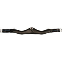 Produktbild von Stübben Leder-Sattelgurt Contour mit beidseitigem Elastikzug Ebony 120 cm