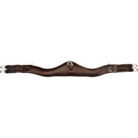 Produktbild von Stübben Ledersattelgurt Contour mit beidseitigem Elastikzug Ebony 140 cm