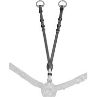 Produktbild von Stübben Martingalgabel Pro-Jump aus Leder Schwarz für Pony und Vollblut