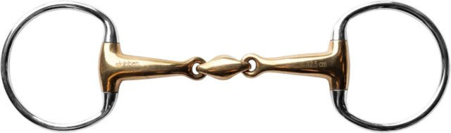 Stübben Olivenkopfgebiss Doppelt Gebrochen Sweet Copper Trense 16mm 10,5 cm – Bild 1 von 1