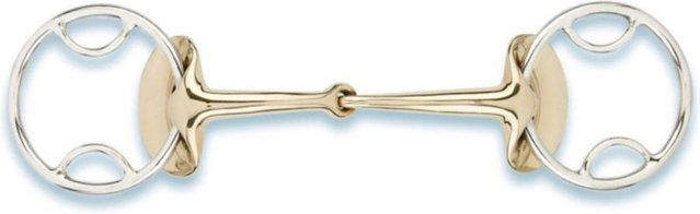 Produktbild von Stuebben Steeltec Golden Wings Trense 4 in 1 aus Edelstahl