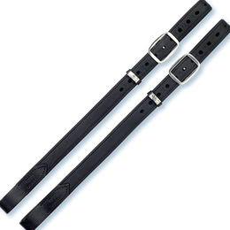 Stübben Steigbügelriemen Mono de Luxe Lederriemen Schwarz Größe L – Bild 1 von 2