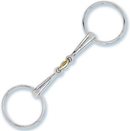 Stübben Wassertrense 2 in 1 doppelt gebrochen Sweet Kupfer 16 mm 14,0 cm – Bild 1 von 1
