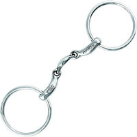 Produktbild von Stübben Wassertrense Anatomisch Doppelt Gebrochen aus Edelstahl 14,5 cm mit 14 mm Gebiss
