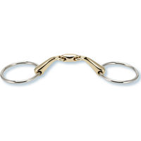 Produktbild von Stübben Wassertrense Anatomisch Doppelt Gebrochen aus Edelstahl mit Kupfer 16 mm 16,5 cm